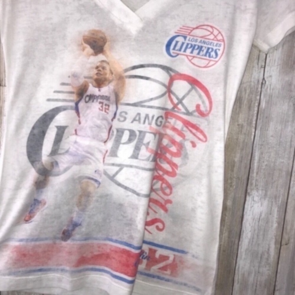 NBA LA Clippers Blake Griffin Burnout Tee - Picture 2 of 3